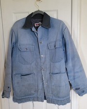 Vintage Big Mac Light Blue Denim Farm Chore Coat Approximate SIZE Medium