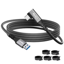USB 3.1 A to USB C Cable 8 FT, 10Gbps Data Transfer and 60W 3A Fast Charging ...