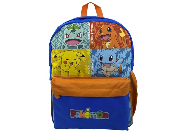 PokÉMon Rucksack Kinder Mit 2 FäChern Und Netzseitentasche 30 × 15 × 40 Cm-image