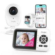 Simyke Smart Video Baby Monitor with Camera and Audio,Dual Mode,WiFi White