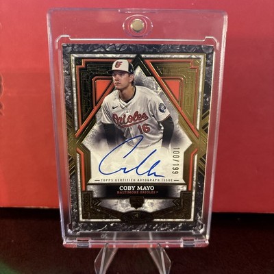 2025 Topps Tier One - Autographs Coby Mayo #BA-CMA /199 (AU, RC)