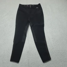 Kerrits Affinity Ice Fil Breeches Horseback Riding Pants Womens Large 32 Black