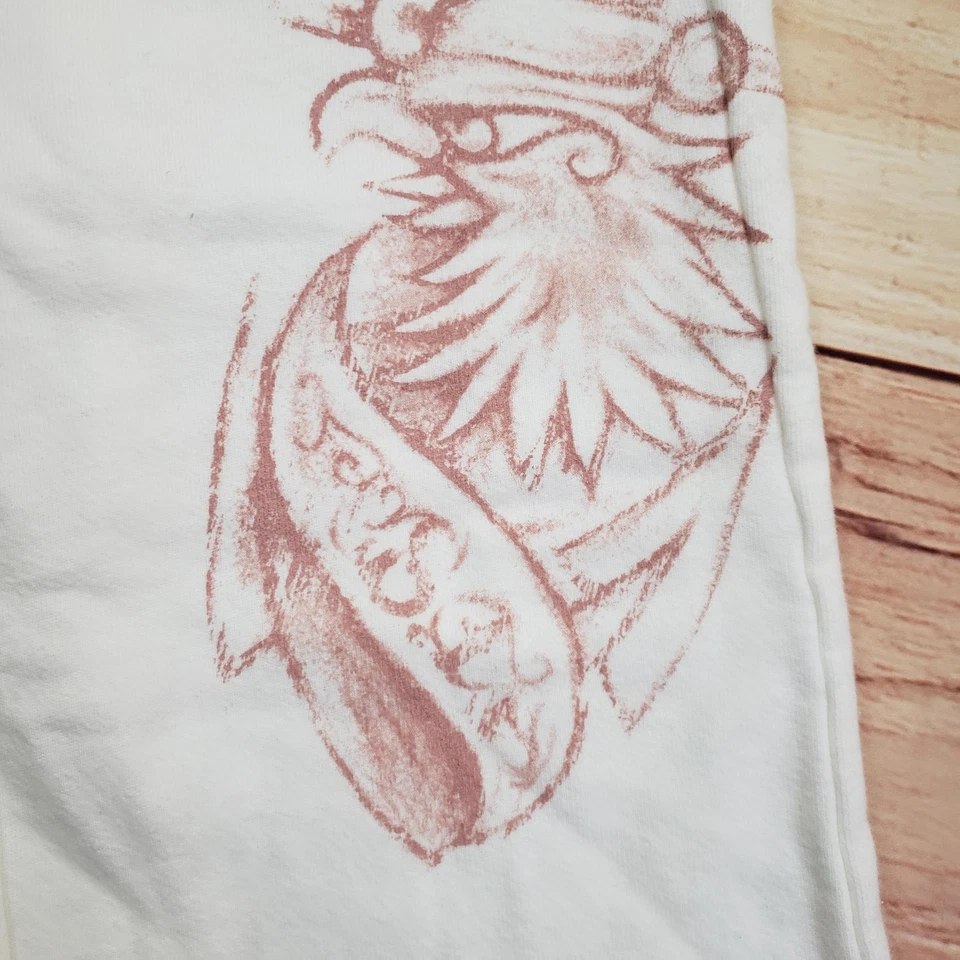 VINTAGE Miss Me Jeans Sweatpants Womens S Low Flare Wide Leg Lounge Japan Y2K - Image 4 of 4