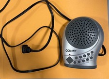 Conair Sound Therapy Sleep Machine - Model SU12 - Silver - Night Light - EUC