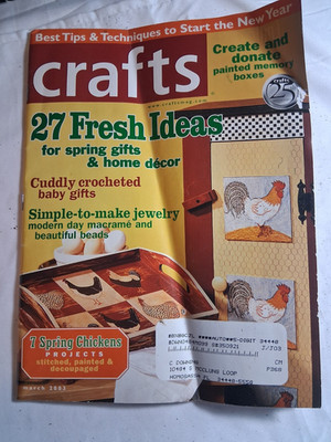 Crafts Magazine March 2003 Spring Gifts Home Decor