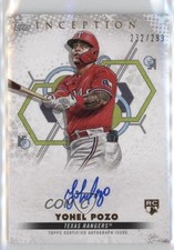 2022 Topps Inception Base Rookie and Emerging Stars 232/299 Yohel Pozo Auto 0z0v