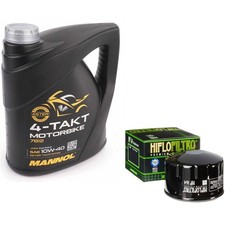 R1200 NineT Racer Oil & Filter Kit Mannol Semi Synthetic 10w40 4L BMW 2019 7.50 per litre