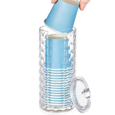Bathroom Cup Dispenser Mouthwash Holder 3oz Paper Cups Wall Mounted (76 chars)
