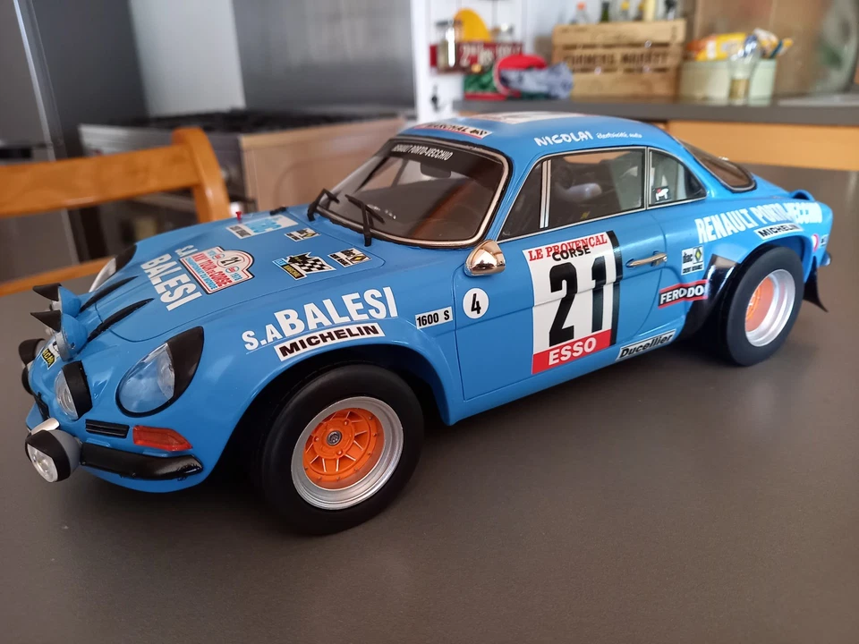 Alpine Renault A110 échelle 1/12 Base Otto Models Tour de Corse 1978 - Photo 1/4