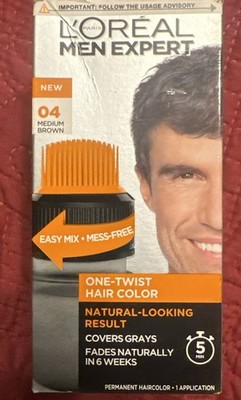 L'Oreal Paris Men Expert Easy Mix One Twist Hair Color #04 Medium Brown
