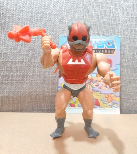 ZODAC He-Man MOTU Masters of the Universe Vintage 1980s Figure COMPLETE W/BOOK