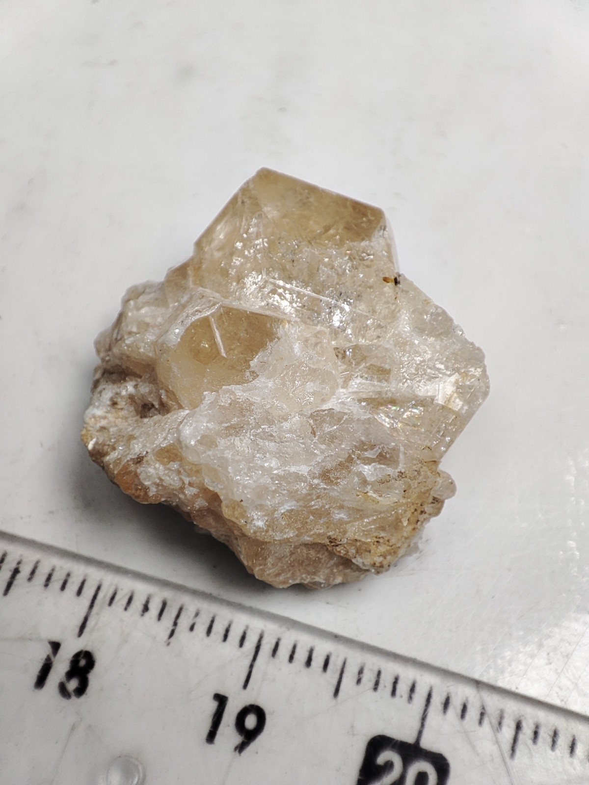 Rare Leuco Garnet Aka (color change) White Grossular Garnet, Crystal-Zagi,Mount.