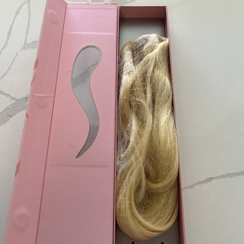 New Diamanté Secret Hair Fastclip Extensions 100% Remy Human Hair 18” Creamy