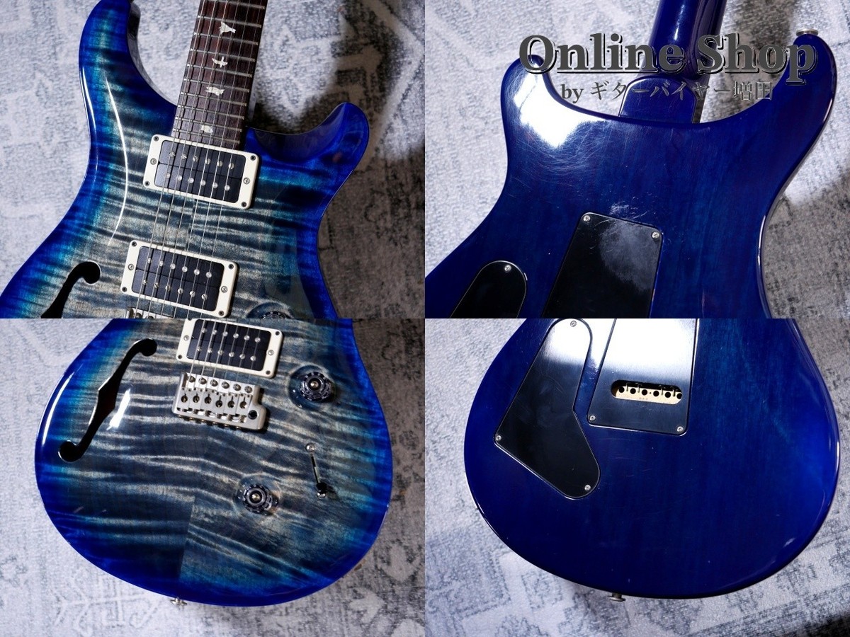 Paul Reed Smith (prs) 2014 Custom 24 SEMI-HOLLOW 10TOP Faded Blue