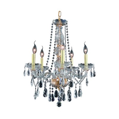 Elegant Lighting 7955D21G/RC Verona Mini Chandelier Gold