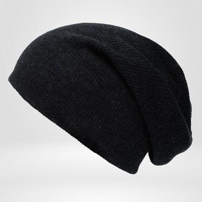 Beanie Ultra Thin Cotton Soft Slouchy Hat for Women and Men. Size L-XXL