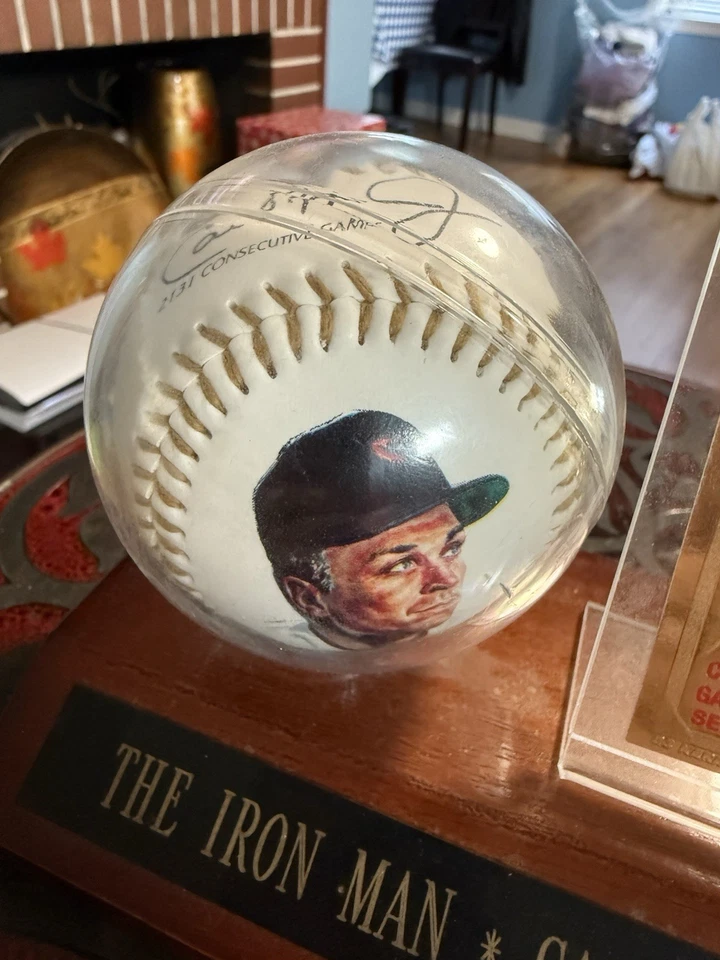 Cal Ripken Jr. The Iron Man Commemorative AL Baseball & Star Card - Image 3 of 4