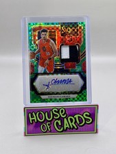 1/5  2023-24 Select Toumani Camara RC Rookie Patch Auto RPA Green Checkerboard