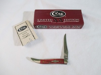 Case XX 1999 Limited Edition Red Small Toothpick 610096 SS, Item 06971