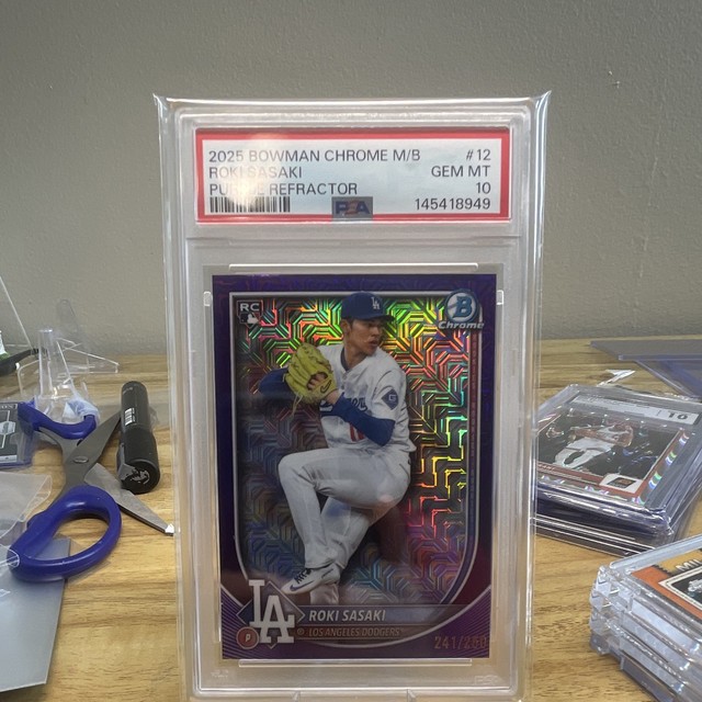 Roki Sasaki 2025 Topps Topps Chrome Refractor