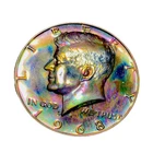 COLLECTIBLE TONED - 1968 - S - Proof Kennedy Half Dollar 40% Silver - BU