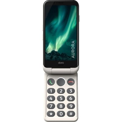 Doro Aurora A20 64 GB Bone Dual SIM Smartphone Handy Mobiltelefon