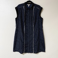 Jason Wu for Target Women’s Navy White Polka Dot Sheath Dress Sz 1X Summer