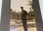 Rare Antique American Uniformed Man with Sword Small Cabinet Card Photo! C.1900s — photo 4
