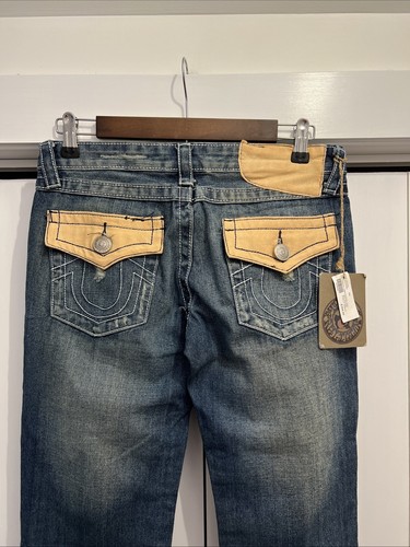 Vintage True Religion Joey Godiva Pickett Fences Jeans Gr. 29 Twisted Flare Y2K 2000er - Bild 2 von 10