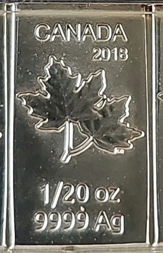 1/20 Oz Silver Bar From The Royal Mint .9999 Fine Silver - Picture 2 of 2