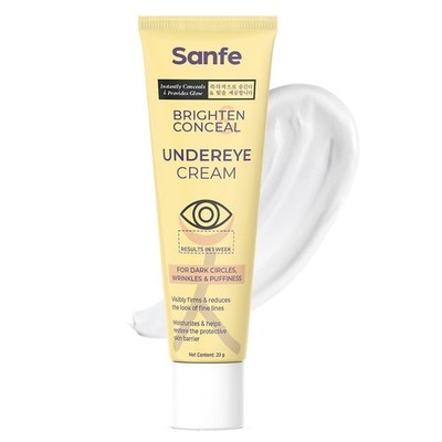 Sanfe Brighten & Conceal Undereye Cream For dark Circlers For women 20g 
