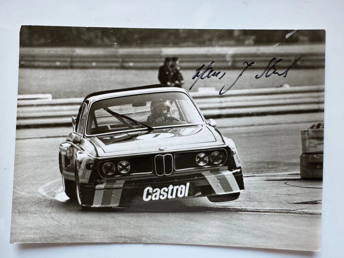 Carte Autographe Hans Joachim Stuck – Formule 1, Signée, Original, Allemagne