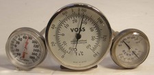 STEM PHOTOGRAPHIC THERMOMETER LOT OF 3 VOSS BENNETT  COOPER