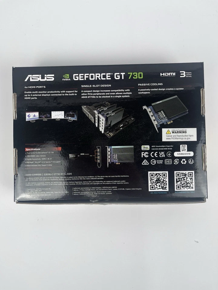 asus nvidia geforce gt 730 2gb GDDR5 - Image 2 of 4