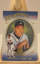 2002 Donruss Diamond Kings - Dk Originals Chipper Jones #DK-6 /1000