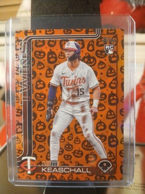 2025 Topps Holiday Luke Keaschall Jack O'Lanter Rookie RC