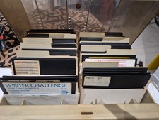 Vintage Commodore64 Floppy Disk MEGA LOT Questron Bruce Lee Donkey Kong Frogger