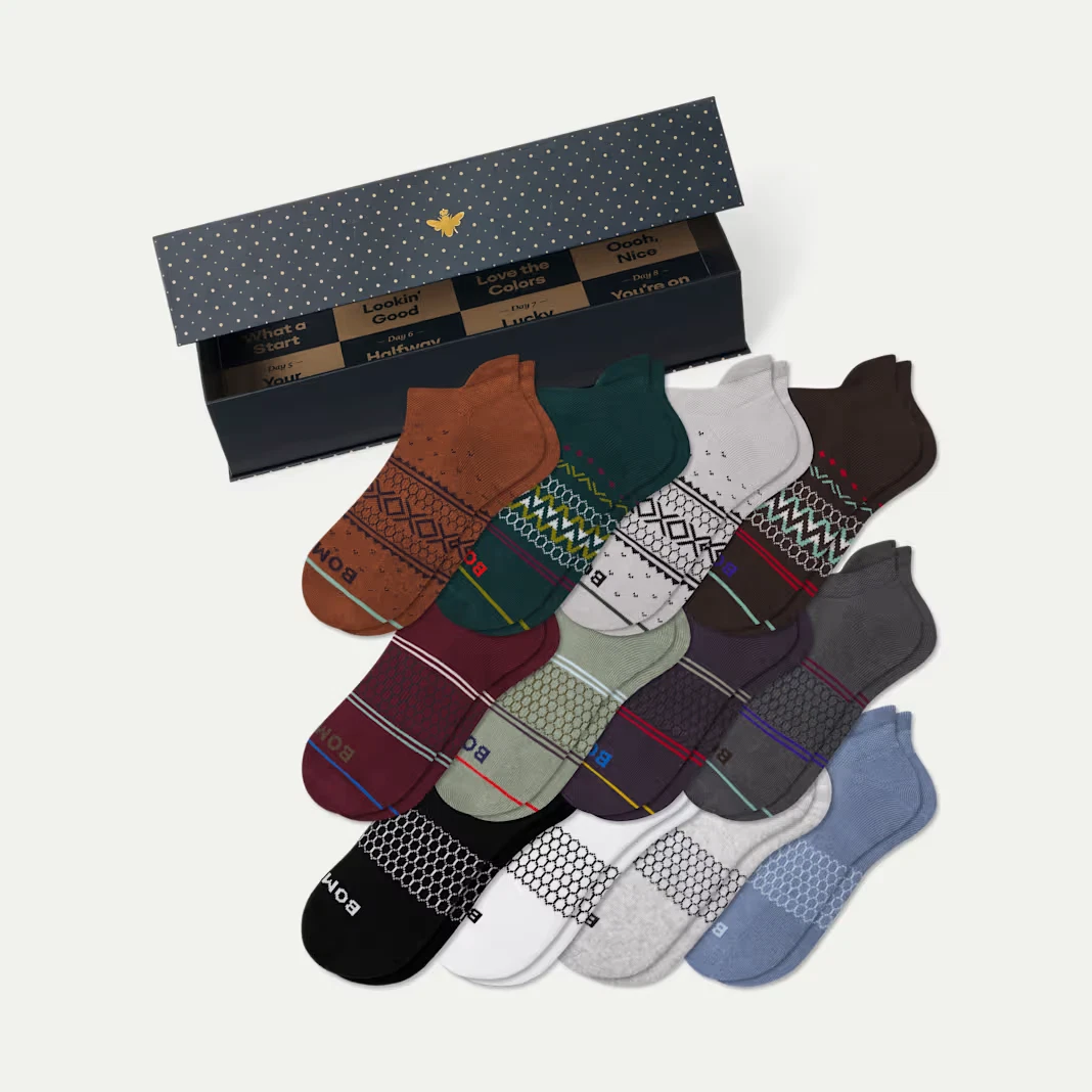 New! Bombas (MSRP $181) Men’s 12 Days of Bombas Gift Set Box Size L (US 9½-13)
