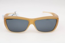 Jonathan Paul Fitover Tan Rectangle Jp055 Polarized Sunglasses 62-15-130