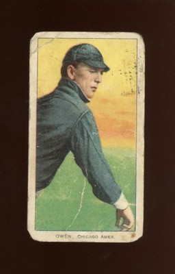 1909-11 T206 Baseball #376 Frank Owen PR *h1