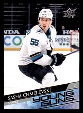 2020-21 Upper Deck #718 Sasha Chmelevski Young Guns RC