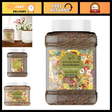 "Organic Non-GMO Wildflower Seeds Mix - 20 Varieties, Annual & Perennial, 1 LB" 67.99 per gallon