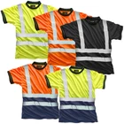 Mens StandSafe Hi Vis Crew Neck T Shirt | Hi Visibility Reflective Top