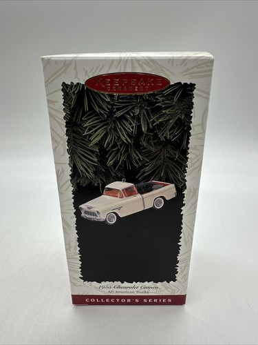 Hallmark Keepsake All American Trucks Ornamento 1955 Chevrolet Cameo Pickup