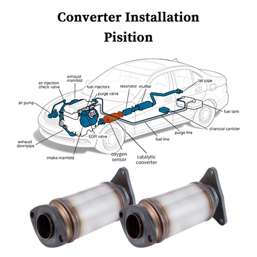 Both Catalytic Converter Set For Lexus LS430 2001-2006 & SC430 2002-2010 4.3L - Picture 8 of 18