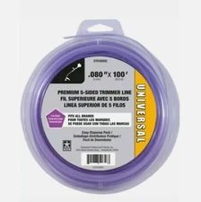 Universal Fit String Trimmer Line .080" X 100'  USA Made 5-Sided For All Brands