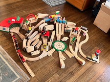 VTG-Thomas Friends-Wooden Railway Tracks Brio Train Bonus Pieces-1990's