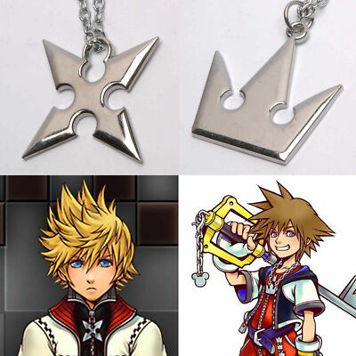 アクセサリー SORA Kingdom Hearts Sora Cosplay Necklaces Crown & Darts Cross Prop