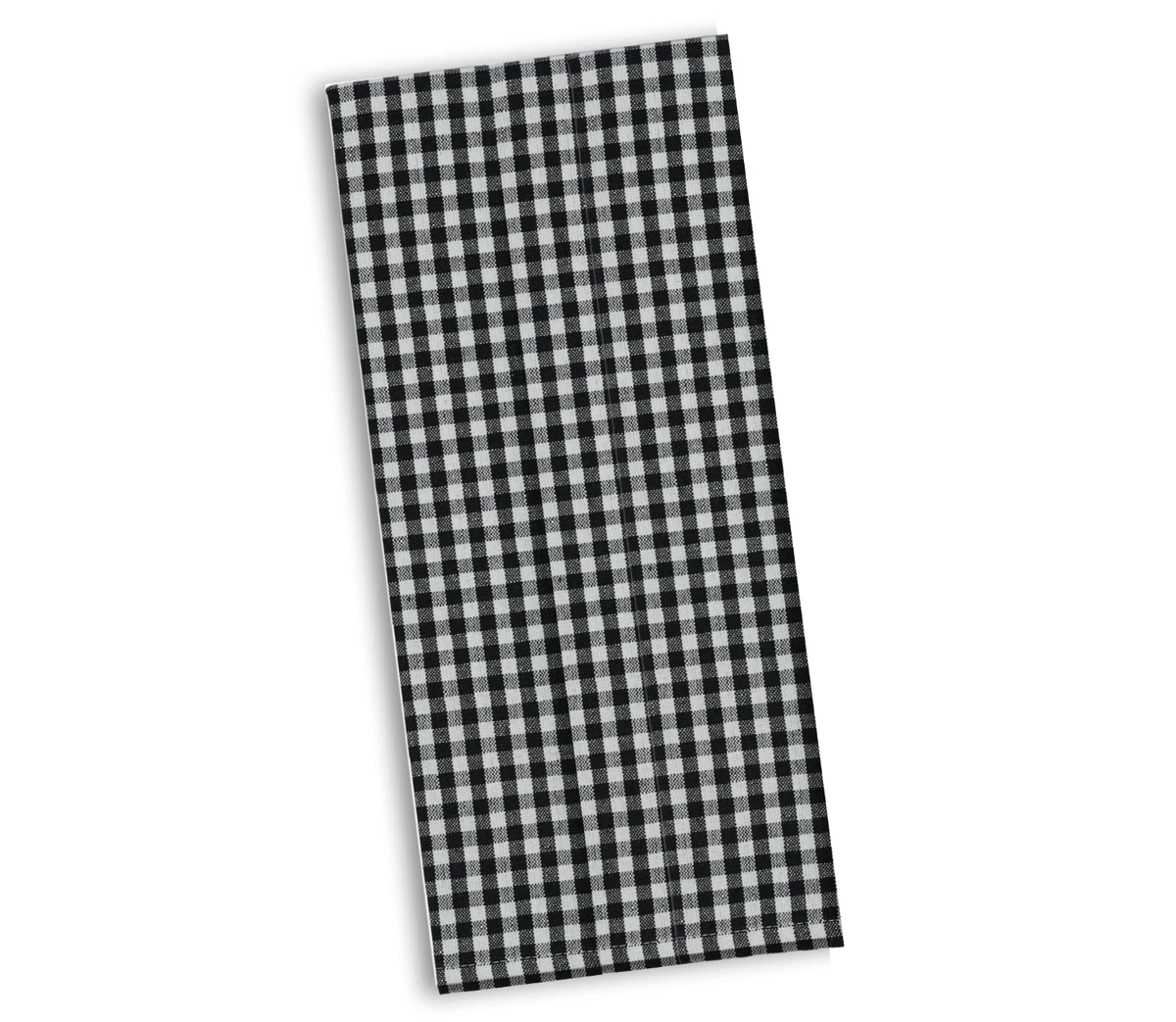 Checkered Hand Towel Black and White Kitchen Towels Cat Themed Dishtowel  Plaid