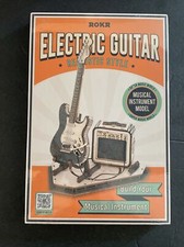 ROKR 3D Wooden Puzzle Electric Guitar Model Kit Puzzle Toy for Adult Gifts E